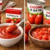 トマトピューレとトマト缶の違いと使い分け比較画像