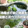 庭に池を作る風水の方角と配置のポイントを解説するイメージ画像