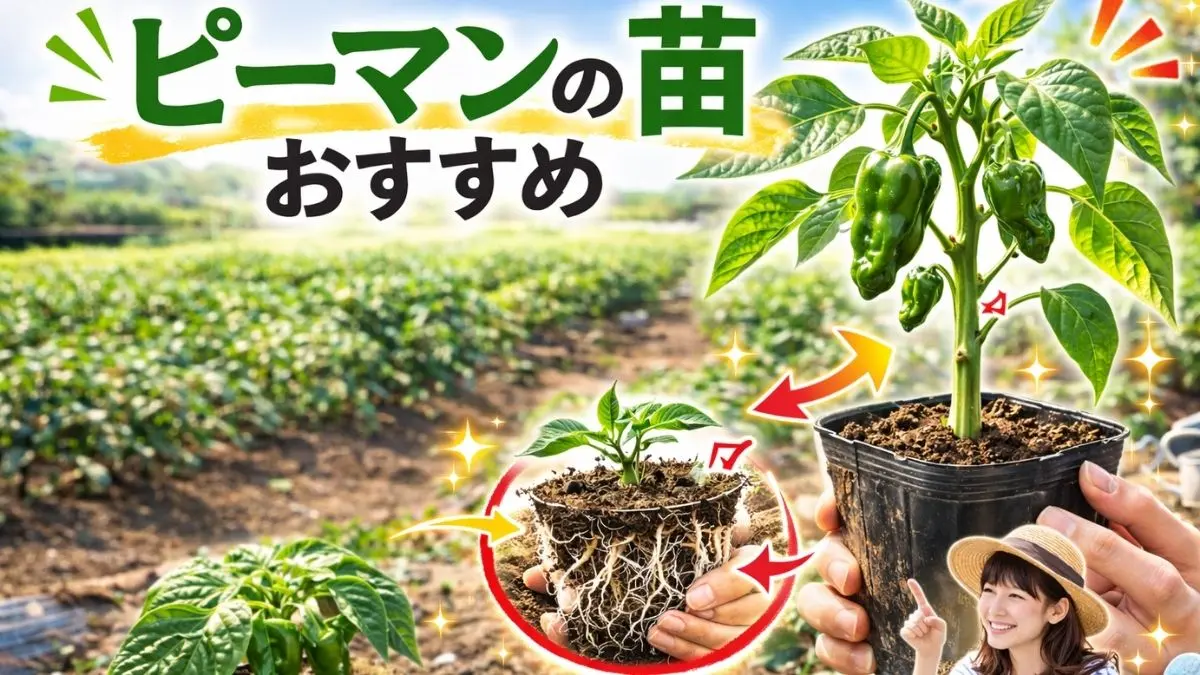 ピーマン苗のおすすめと選び方を解説する初心者向け家庭菜園ガイド
