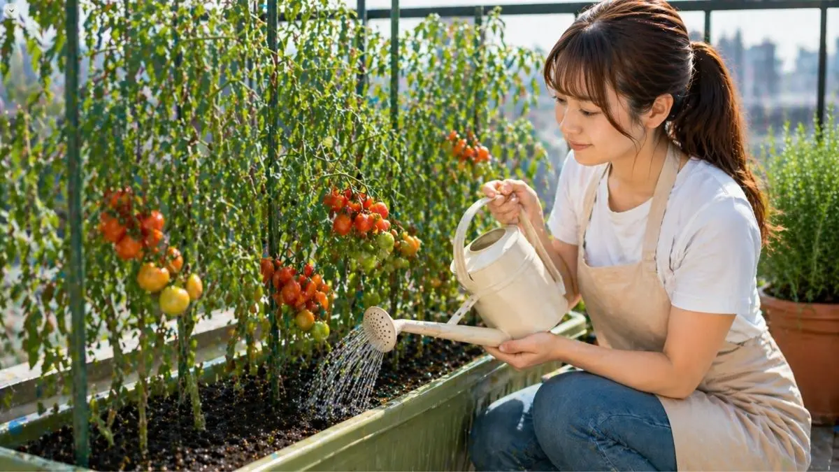 トマトの水やり頻度の正解｜プランターで失敗しない管理のコツ