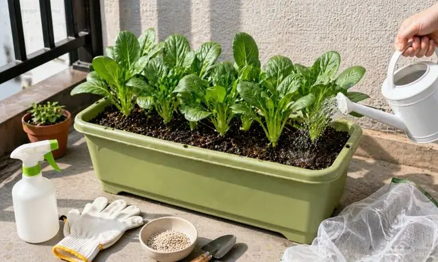 小松菜を元気に育てる管理方法｜水やりと環境調整のポイント