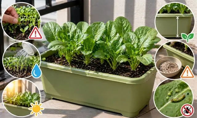 小松菜栽培で失敗しないための注意点｜管理ポイントの一覧