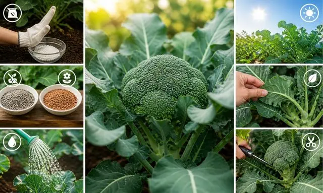 ブロッコリーの花を大きくするための育て方ポイントまとめ画像