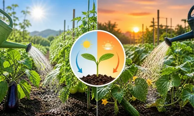 夏は朝夕の水やりが重要｜野菜に水を与える最適な時間帯
