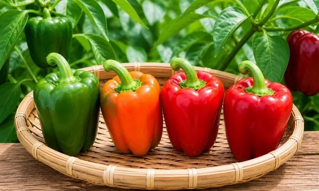 ピーマンが赤くなる理由と食べられるかの判断イメージ