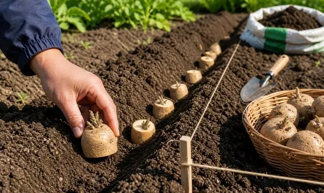 じゃがいも 種芋 植え方 時期 植え付け 手順 栽培イメージ