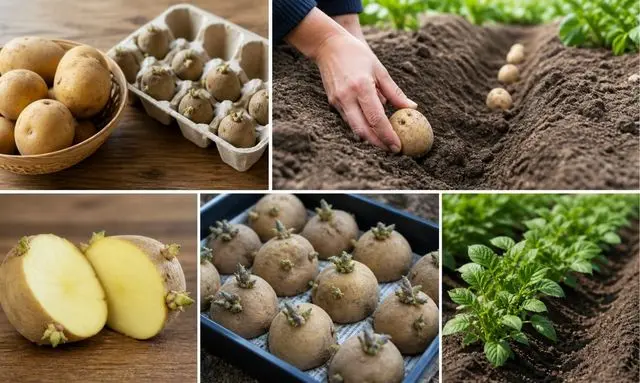 じゃがいもの植え方の手順まとめ｜種芋の準備・カット・芽出し・植え付け・発芽までの流れ