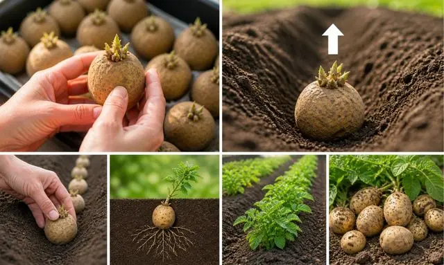 じゃがいも芽の向きの正解｜上向きに植える理由と初心者向けの植え方手順